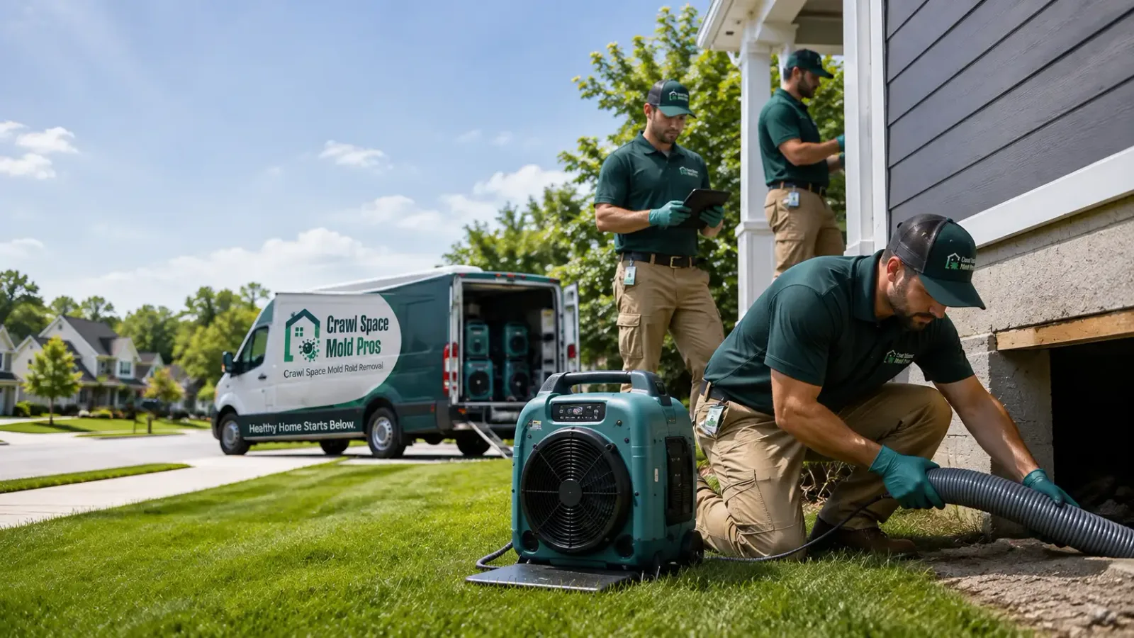 Crawl Space Mold Removal in Roosevelt, WA